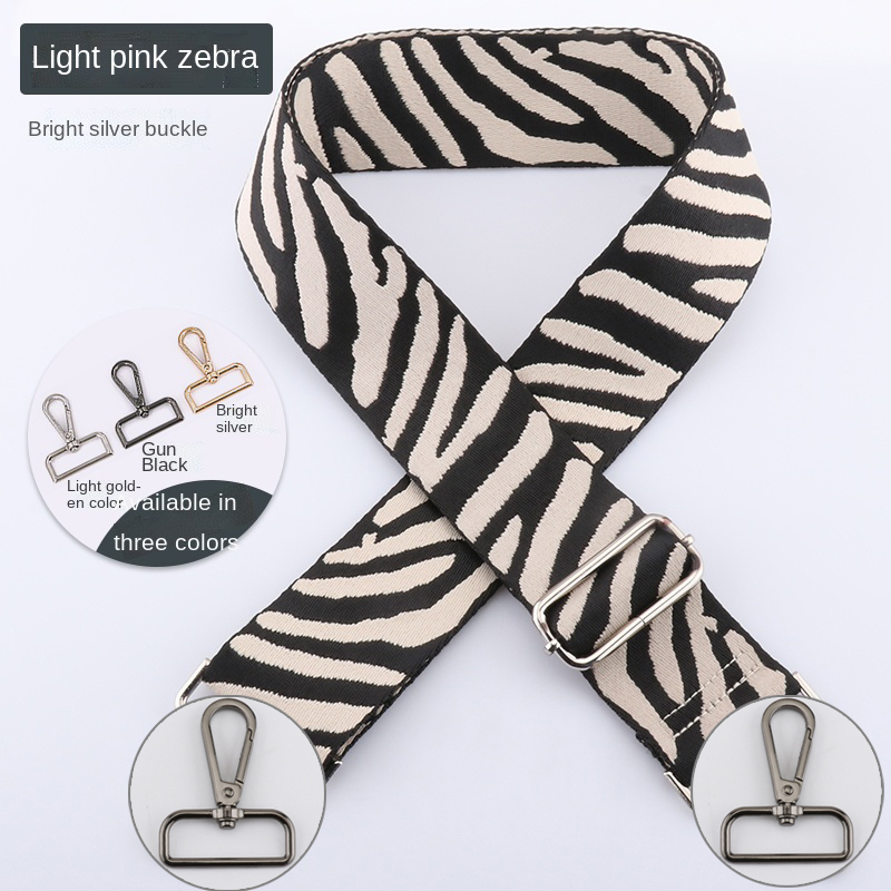 Kobiety Messenger pasek na ramię do torby wymiana regulowany wymienny DIY Tote pasek na ramię do torby moda torba na akcesoria paski: WHITE