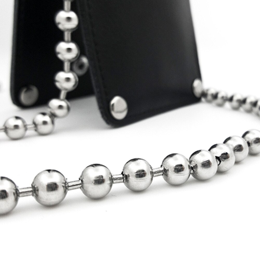 Thinkthendo Lange 120 Cm/50 Cm Luxe Mode Metalen Portemonnee Ketting Bandjes Handvat Schoudertas Cross Body Vervanging Handtas