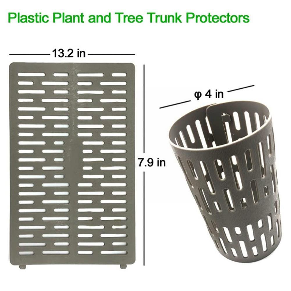 Tondeuse à gazon en plastique pour rongeur, protecteur de tronc d&#39;arbre, prévention des dommages, couverture d&#39;écorce W9y3