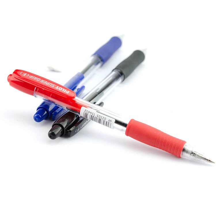 Pilot BPGP-10R SUPER GRIP Ballpoint Pens Ball Point Pen transparent plastic 0.7mm Office School Supplies 1 Piece