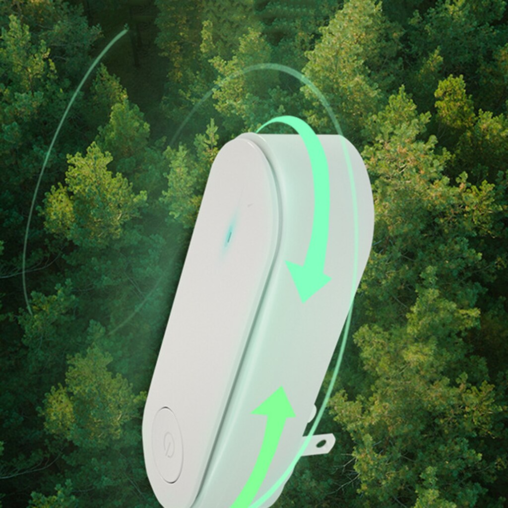 Mini Plug in Air Purifier Portable Air Freshener Air Lonizer for Office Living Room Bedroom Restroom Sauna Hotel US Plug