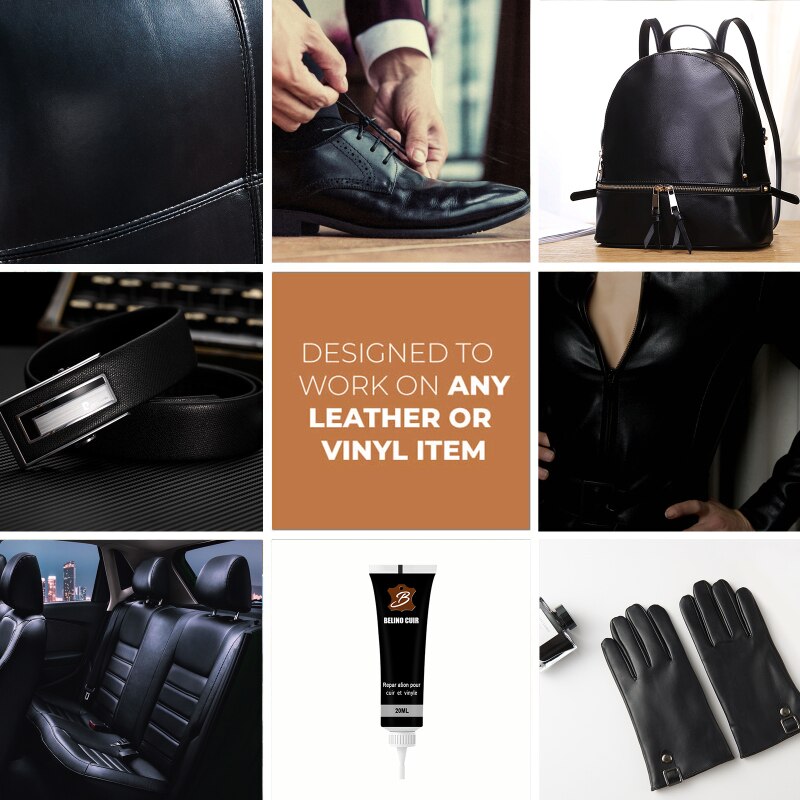20ml Leather Repair Gel Repair Car Seat Home Leather Complementary Repair Refurbishing Cream Paste Leather Cleaner 11Colors