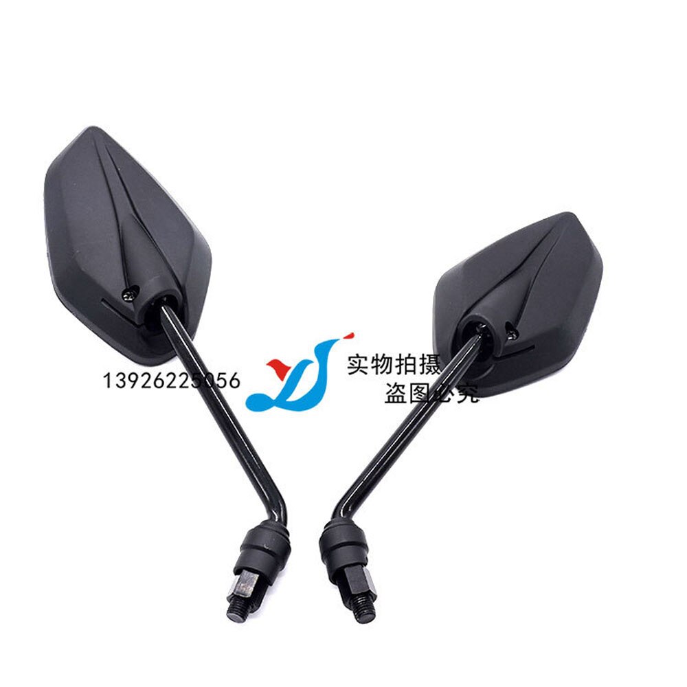 Rétroviseurs universels de Moto de 8mm 10mm rétroviseurs latéraux noirs de Moto de Scooter pour Honda suzuki gs500 yamaha r1 trk502 Kawasaki