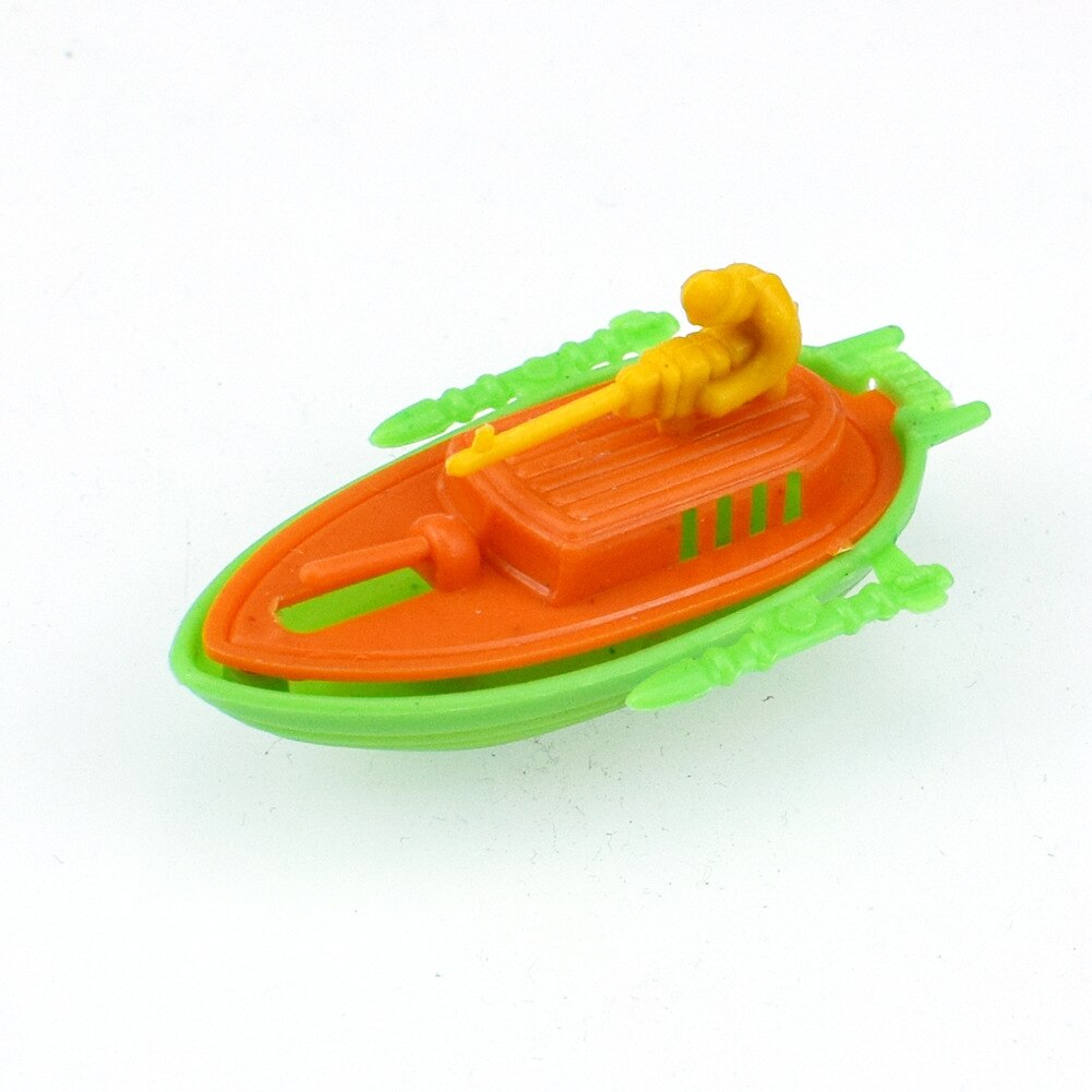 10pcs/lot Miniature Mini Boat Model Fishing Ship Toy DIY Craft Home Tabletop Decor Plastic Boat Toy ZLL