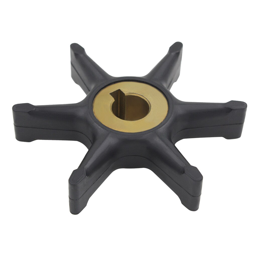 Boat Water Pump Impeller 6 Blade For 3/4/5/5.5/6/7.5HP 2-Stroke Evinrude Johnson/OMC/BRP Outboard Motor 277181/434424 18-3001