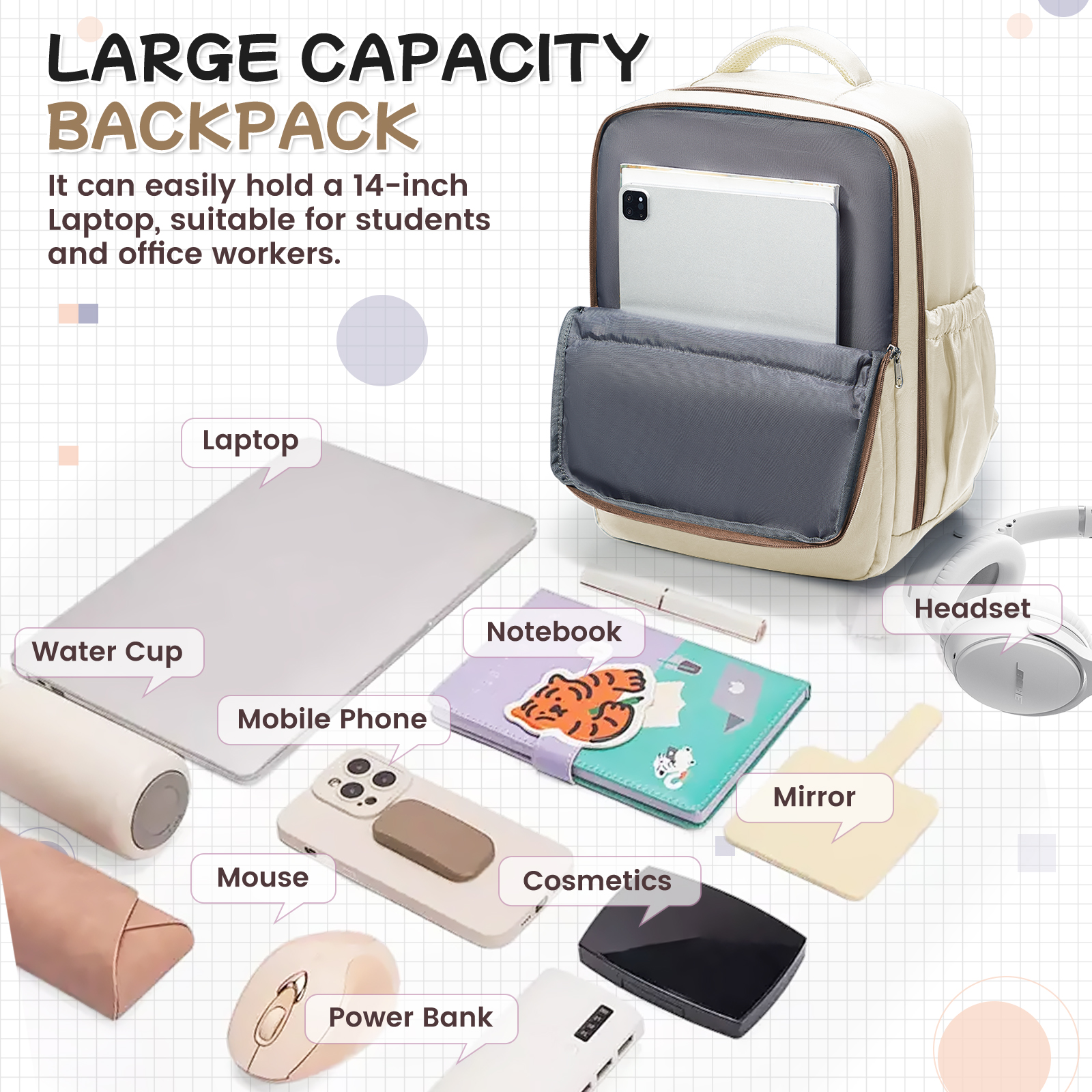 Mochila de viaje para avión de cabina 40x30x20, equipaje de mano, mochila de cabina Wizzair 40x30x20, bolsos de mano para hombres y mujeres, bolsas para ordenador portátil de 15,6 pulgadas