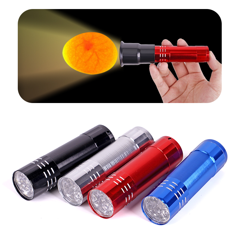 Inkubator Eier tester Taschenlampe 9 LED Ei Kerzen lampe kalte Inkubation geräte Farm Geflügel Inkubation werkzeug