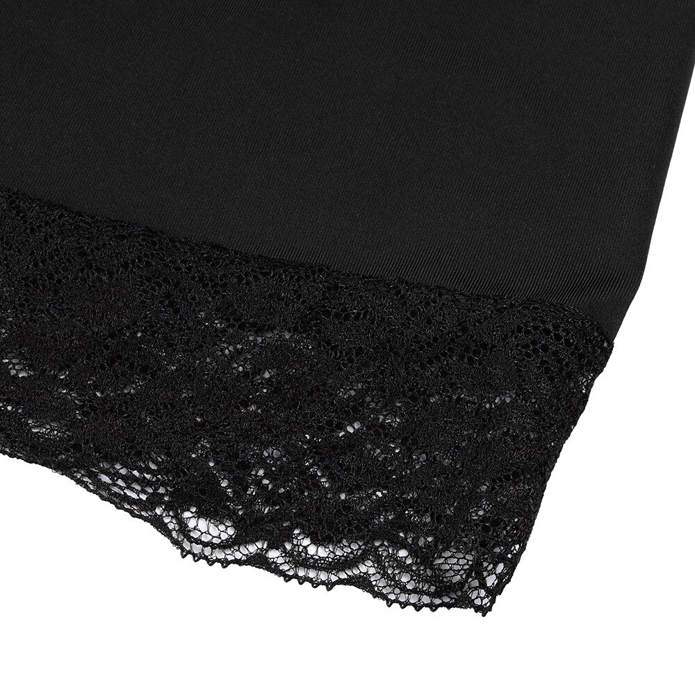 Summer Womens Plus Size Mid Waist Lace Running Shorts Elastic Sports Trousers Trunks