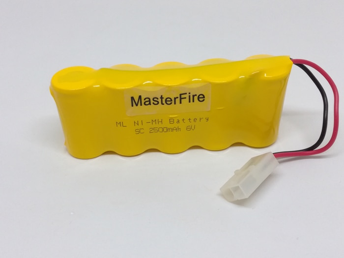 MasterFire Brand SC 6V 2500mAh Ni-Mh Battery Rechargeable NiMH Batteries Pack for RC Car