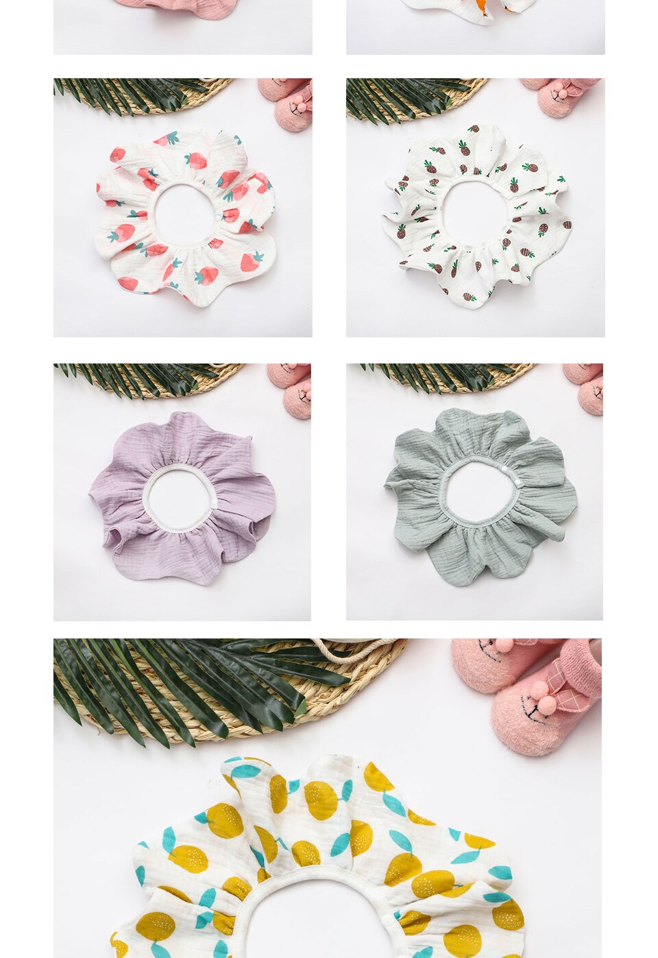 Elinfant 3 stücke einstellen Baumwolle Blick Fütterung Blume Lätzchen Modische Kleinkind Baby sabbern Lätzchen