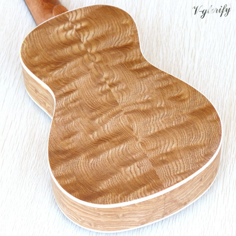 4 string full ashwood body ukulele guitar 24 inch natural color matte finish children mini uk bass guitar with free ukulele bag