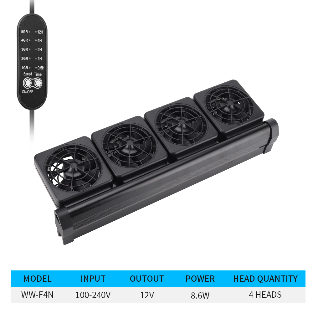 View of Adjustable Cooling Fan Fish Tank Heat Dissipation ... - Grandado