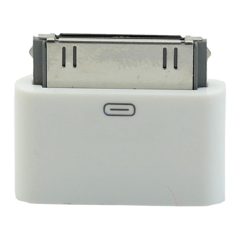 Adaptador convertidor de carga de datos para iPhone 4 4S, convertidor de datos hembra a macho de 30 Pines, 1 unidad