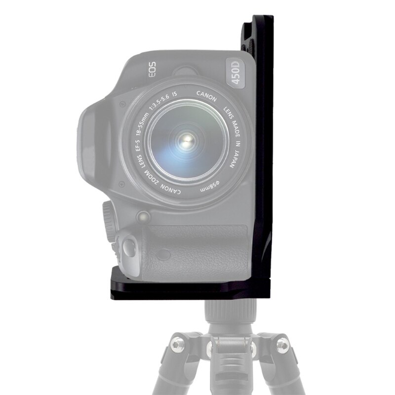 DSLR Kamera L Halterung schnell Freisetzung Platte Vertikale L Platte Video Schießen Universal- Montage Halterung mit 1/4 Zoll Schraube