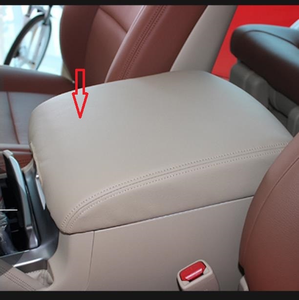 Customzied Microvezel Lederen Middenarmsteun Doos Case Cover Voor Toyota Land Cruiser 100 Lc100 Auto Accessoires Interieur