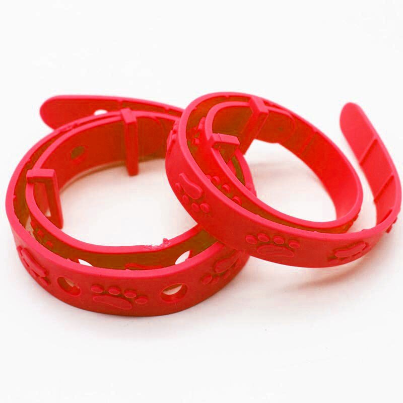 Verstelbare Kat Vlooienband Anti Teek Vlo Muggen Verwijder Flea Ring Huisdier Bescherm Rubber Ketting Flea Efficiënte Killin