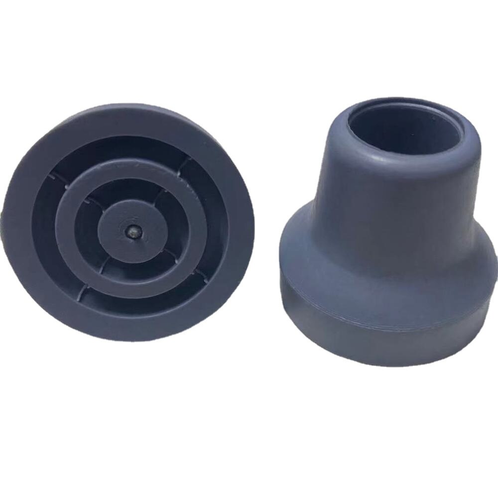 Rubbers Tips 2 Pieces Non-Slip Rubber Ferrules 14mm/16mm/19mm/22mm/28mm Replacement for Walking Stick Round Base: Gray 16MM
