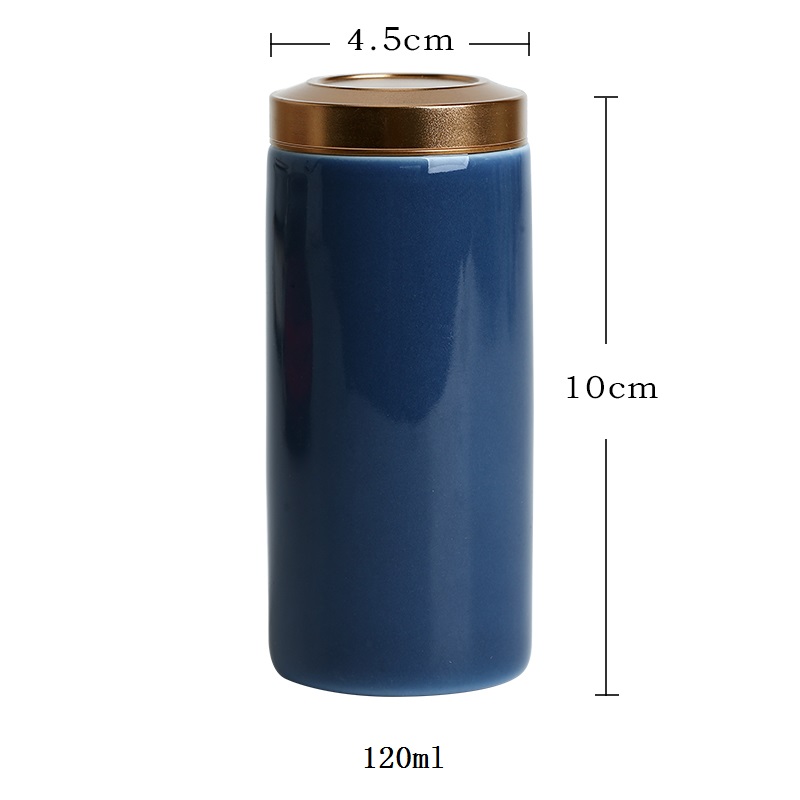 CHANSHOVA einfarbig Kleine und große Porzellan Tee Caddie kanister Versiegelt keramik glas Chinesischen Tee lagerung Kasten Container H293: 12