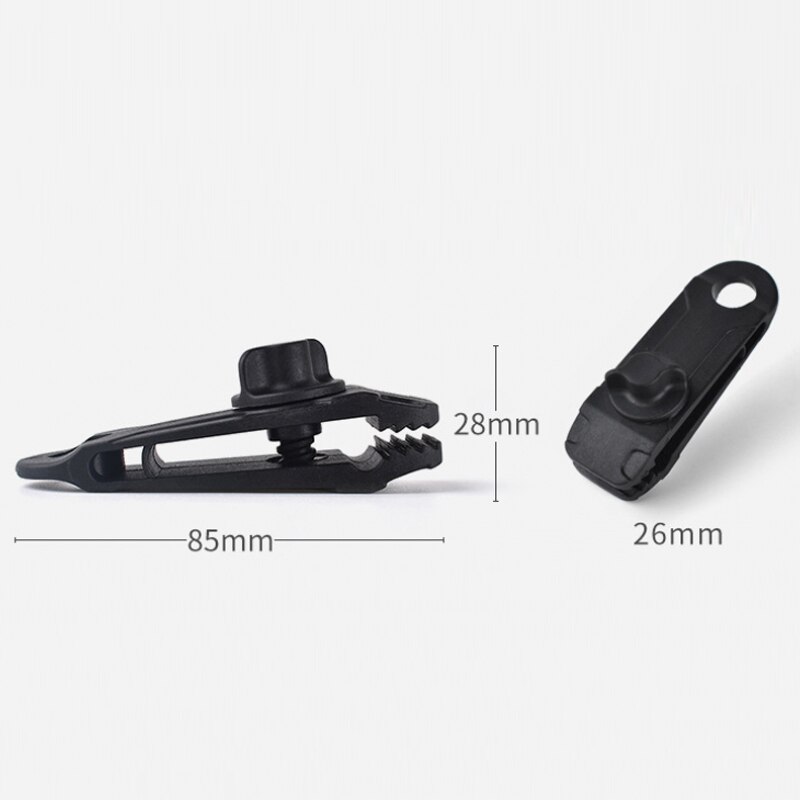 1/5/8/10Pcs Tarpaulin Clip Awning Tent Clamp Canopy Lashing Buckle Jaw Grip Outdoor Camping Hook Anchor Windproof Rope Barb