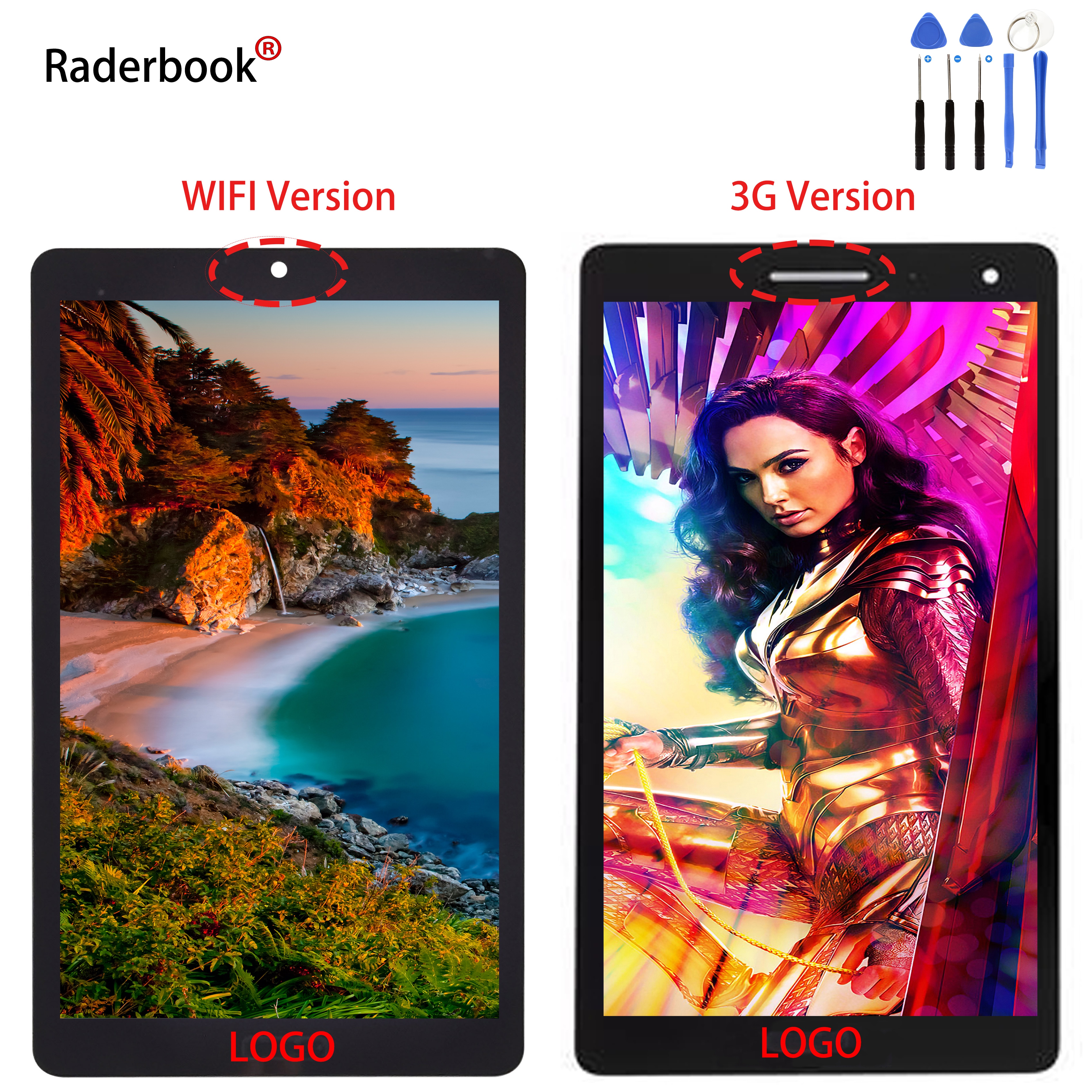 Para Huawei Mediapad T3 7,0 BG2-W09 BG2-U01 BG2-U03 pantalla Lcd de montaje de digitalizador con pantalla táctil