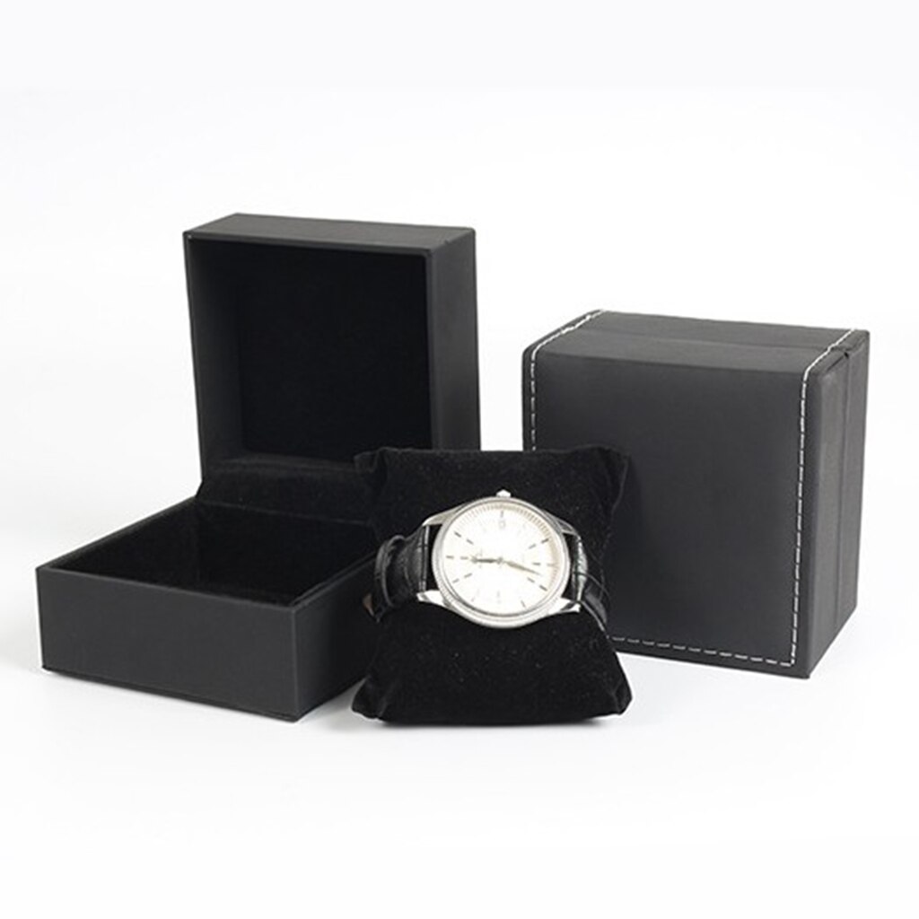 PU Leather Leather Single Slot Watch Box Case Organizer for Clock Watches Jewelry Boxes Case Display best