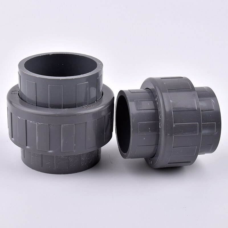1~20pcs 20~110mm PVC Pipe Union Connector Garden Irrigation Aquarium Fish Tank Tube Watering Adapter Fittings Joints