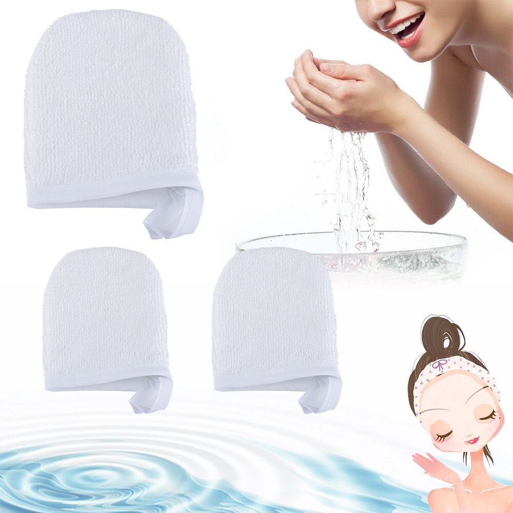 1 PC Microfiber Facial Doek Cosmetische Puff Gezicht Handdoek Herbruikbare Remover Reiniging Handschoen Gezichtsverzorging Accessoires Gezondheid Makeup Tools