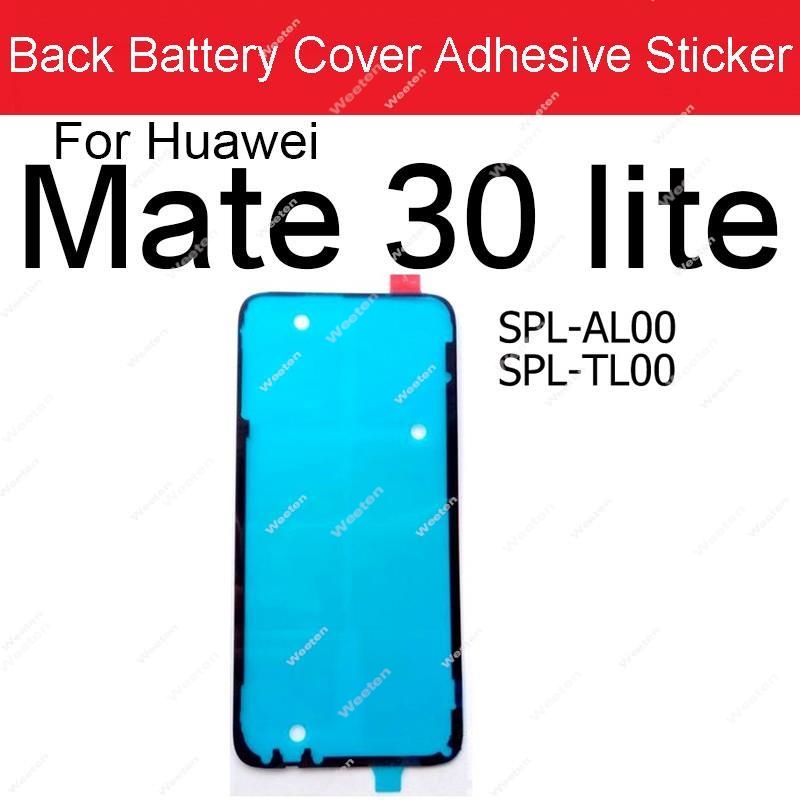 Back Battery Housing Cover Sticker Adhesive For Huawei Mate 10 20 30 40 Lite Pro 20X 40e 30e Pro 5G RS Mate 40 Pro+ Glue Tape: Pink