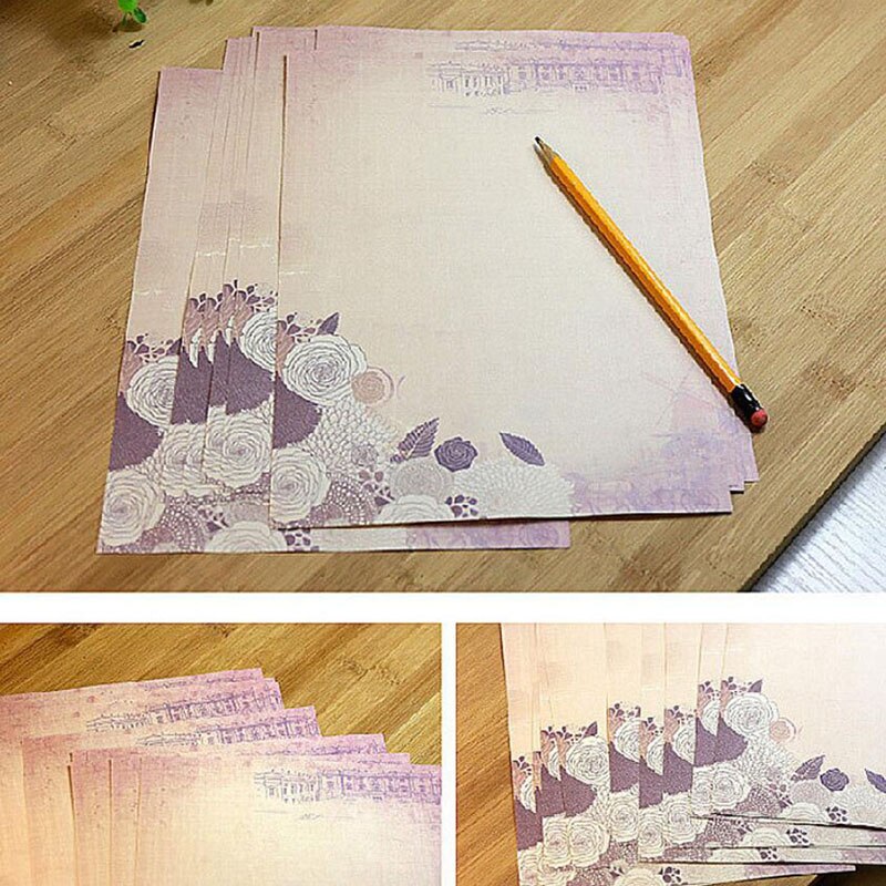 10 Sheets/set Vintage Message Writing Letter Paper... – Vicedeal