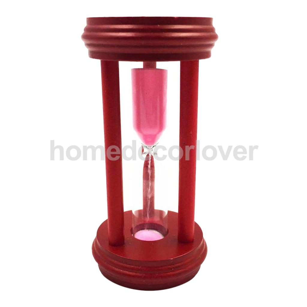 3 Min Hourglass Wood Sand Timer Clock For Kitchen Cooking Kids Learning 2 Colors