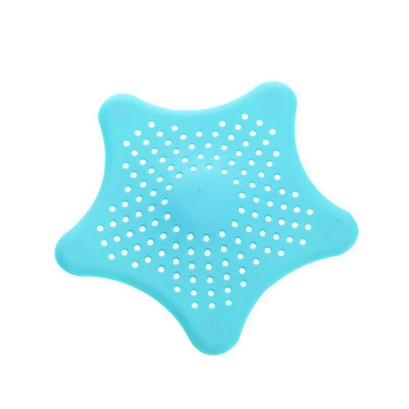 Kitchen Sink Strainer Silicone Drain Stopper Star Shaped Drain Cover Shower Drain Covers Kitchen Sink Accessories Gadgets &: A7
