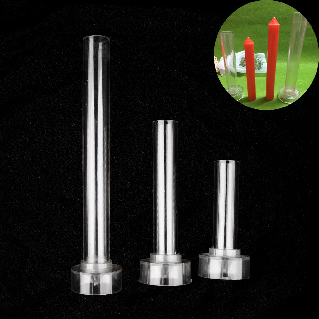 28cm 13cm plast kirketop lys form til gør-det-selv lys fremstilling model