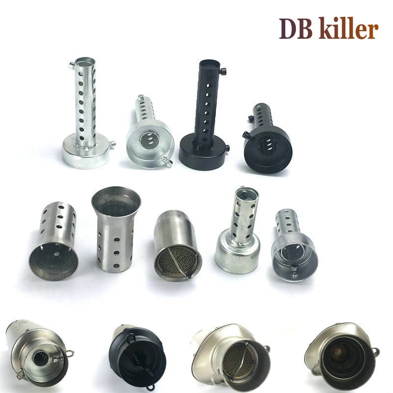 Motorcykel udstødningsrør lyddæmper db killer motorcykel udstødning lyddæmper lyddæmper støj lyd eliminator 51 mm 61 mm indvendig diameter