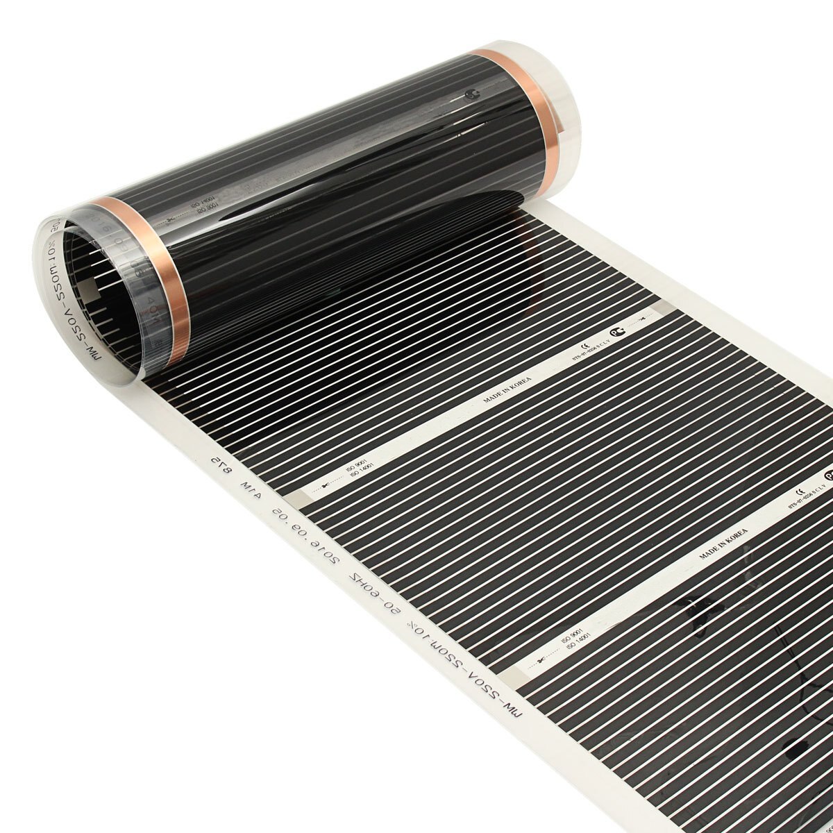 220V 50cm Width Carbon Infrared Underfloor Heating Film AC220V Korea Warm Mat Floor Heating Systems & Parts