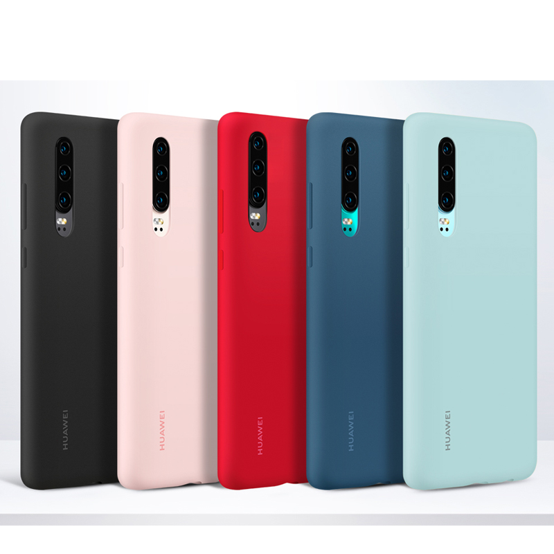 Caso Original Huawei P30 P30 Pro HUAWEI Oficial Capa Protetora De Silicone Líquido Microfibra Insided Huawei P 30 P 30Pro caso
