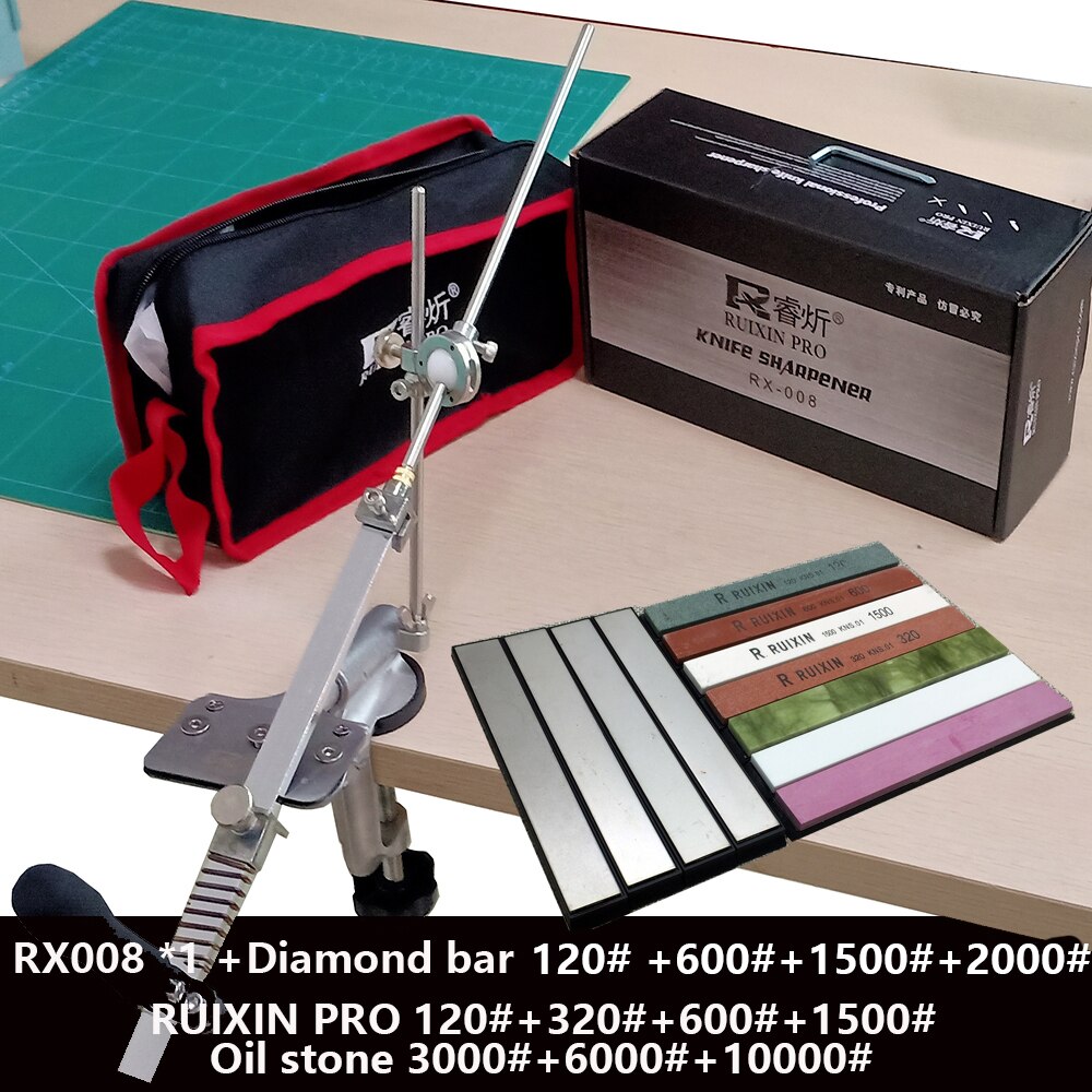 Iron Steel Home Kitchen Knife Sharpener Fixed Sharpening Tools Fix-Angle 120-10000Grit Stones Whetstone