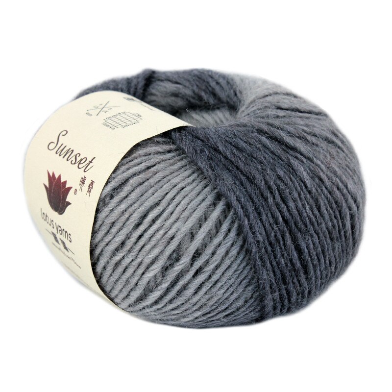 50g merino uld garn regnbue garn hanks til håndstrik og hækling: 257