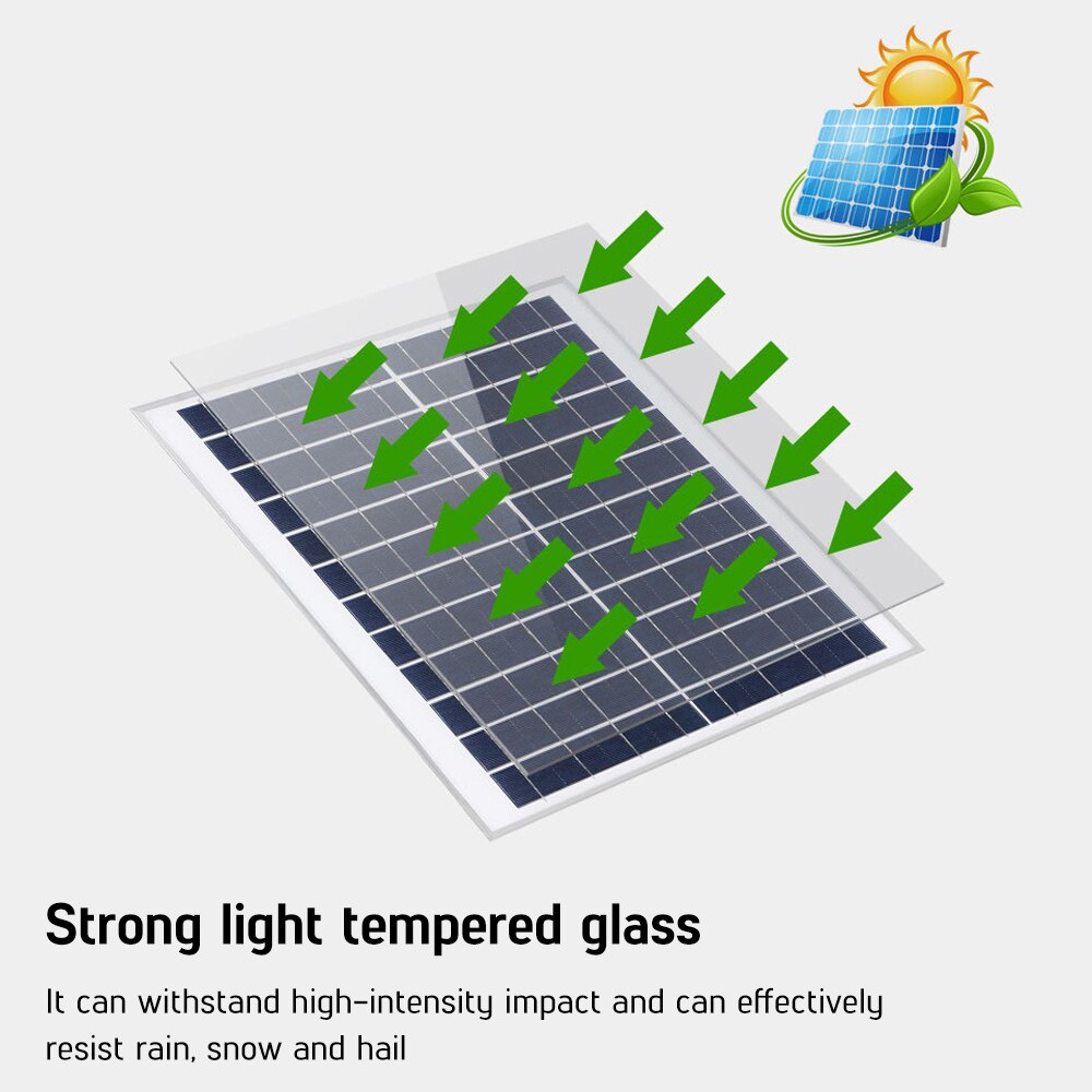 Sunyima 6v 3w/6w/10w/15w/18w solcellepanel oppladbart solcellebrett montering polysilisium solcellepanel gatelykt diy lader