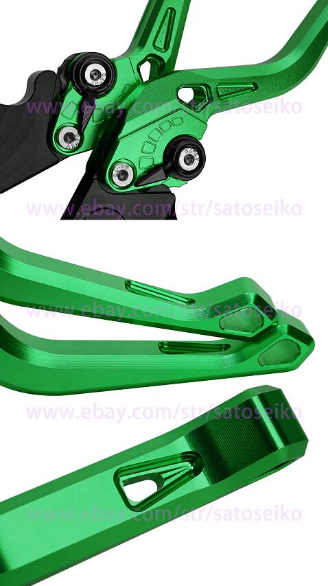 For Yamaha FZ6 FAZER S2 FZ6R MT-07 FZ-07 FZ8 XSR 700 900 ABS MT07 FZ07 MT 07 Motorcycle Adjustable Brake Clutch Short Levers: Green