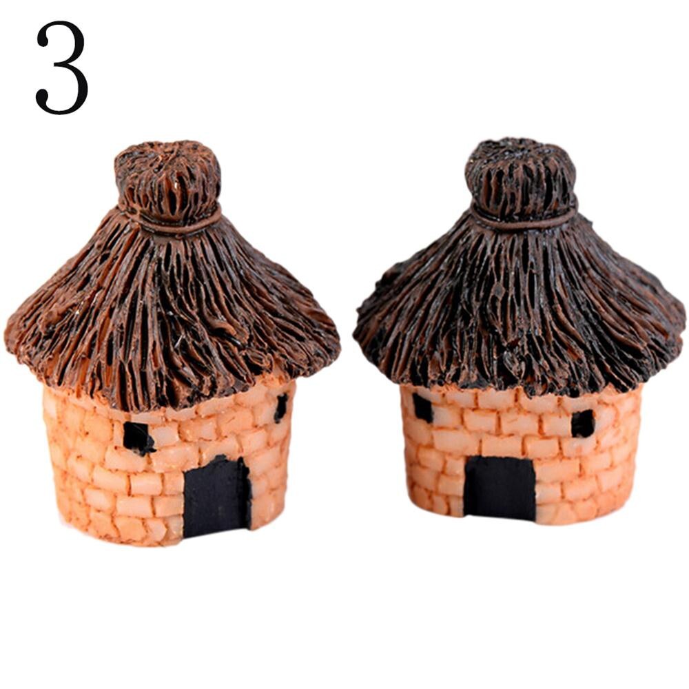 gaibian Miniatuur Fairy Tuinbank Houten Look Hars Mini Park Bench Fairy Tuinbenodigdheden Ornamenten Accessoires Poppenhuis Meubels