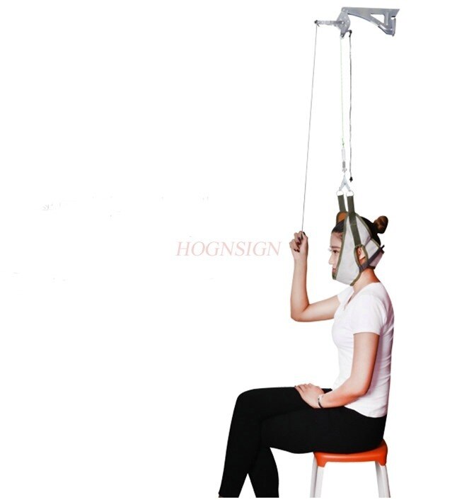 Large force traction door suspension cervical traction frame hanging cervical vertebra tractor chair home cervical spondylosis