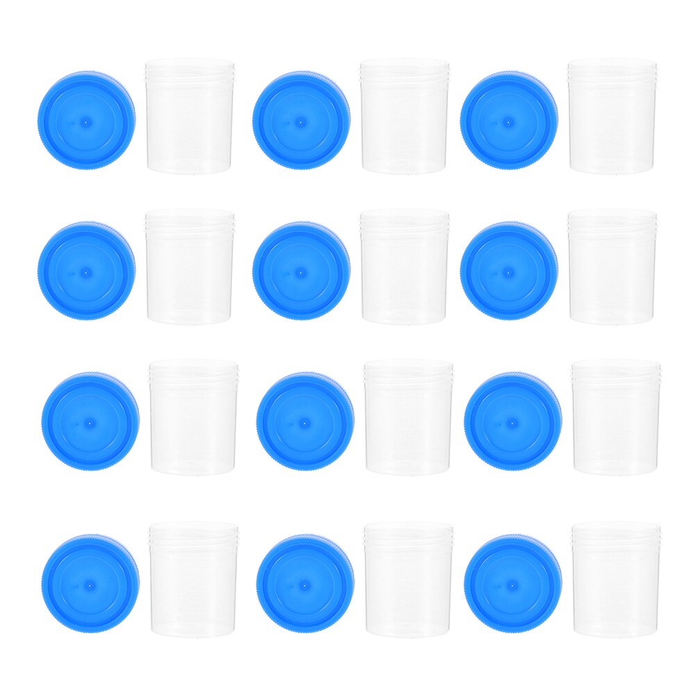 25Pcs Disposal Specimen Cups Convenient Specimen Containers Small Sputum Containers (Random Color)