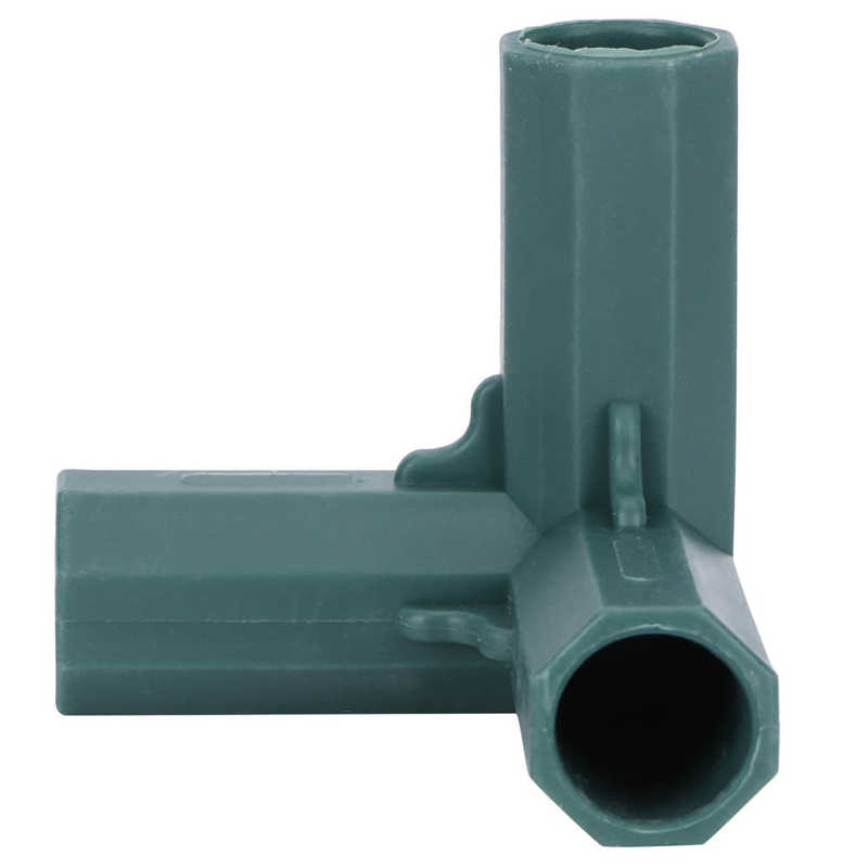 8Pcs 3-Way Plant Support Connectors Plastic Garden Climbing Stake Joint Greenhouse Accessory
