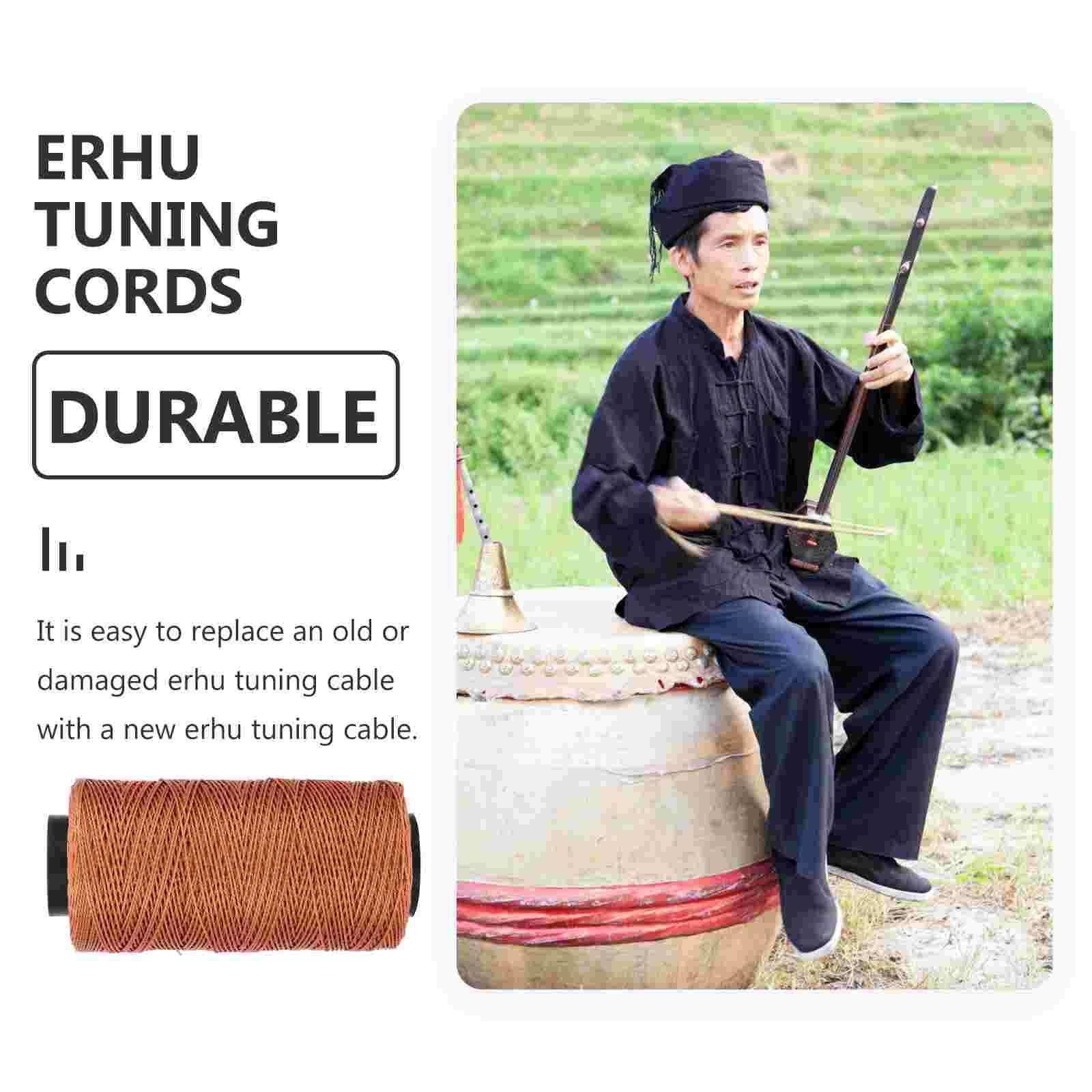 1 Roll Erhu Tuning Line Tuning Line Tuning Line (Golden,Orange)