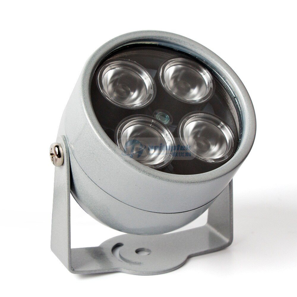 4 IR LED Infrared Illuminator Light IR Night Vision For CCTV Security Cameras Fill Lighting Metal Gray Dome Waterproof