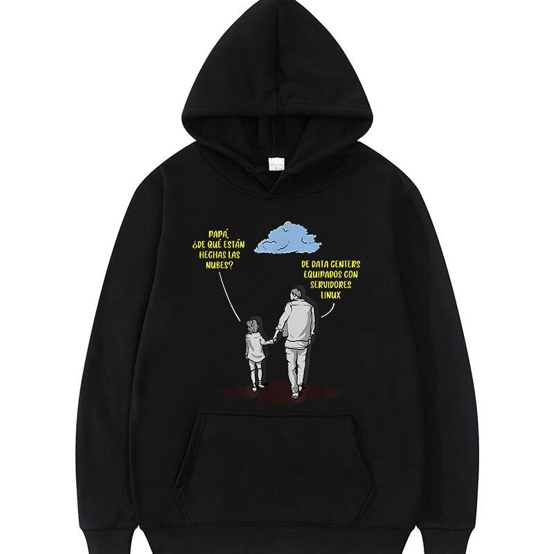 Sweat à capuche surdimensionné pour homme, vêtement décontracté, avec programmeur humoristique Geek, idéal pour la fête des pères: Asian Size L