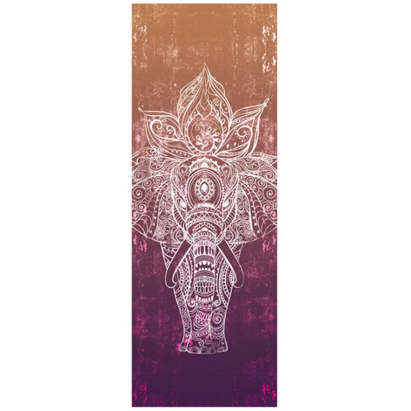 Yoga Handdoek Microfiber Snel Droog Silicagel Antislip 183*63Cm Yoga Deken Yoga Mat Handdoek Pilates fitness Oefening Mat Cover: plum