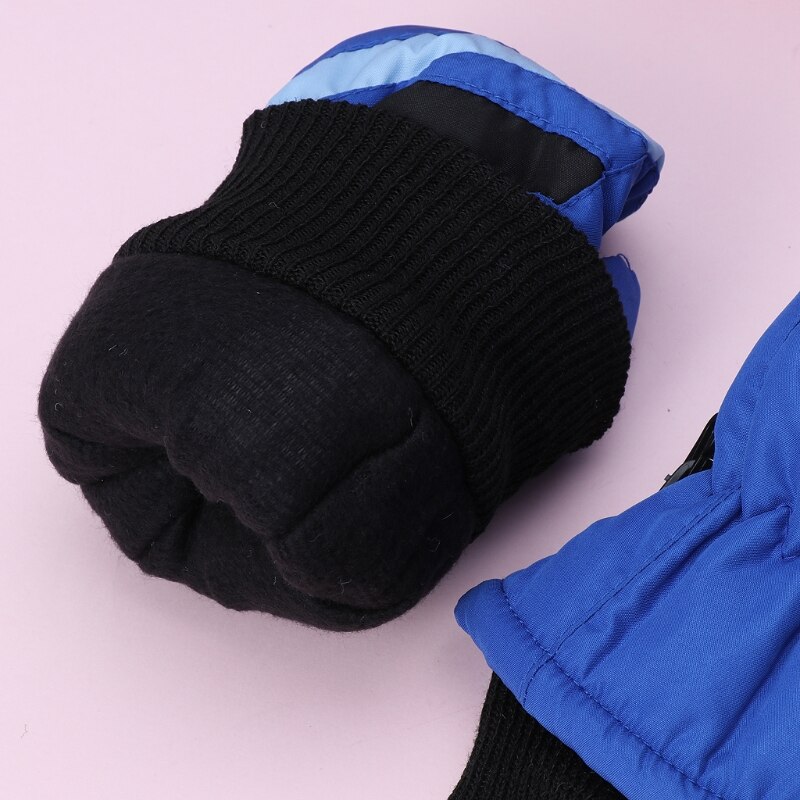 2-5y Baby Handschuh Winter freundlicher Jungen Mädchen Ich bin Freien Warme Handschuhe Wasserdicht Winddicht E06F