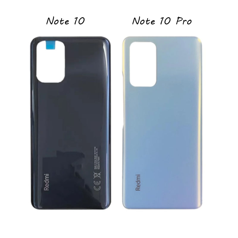 Battery Cover For Xiaomi Redmi Note 10 Pro 5G Max Back Housing Glass Rear Door Case Panel With Adhesive Sticker