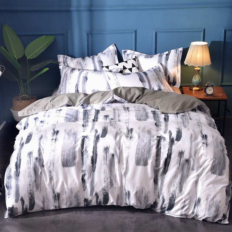 Moderne Dekbedovertrek Set Dekbed Beddengoed Set Bed Cover Koningin Koning Beddengoed Dekbedovertrek Kussensloop Textiel
